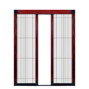 定做无轨隐形折叠纱窗门推拉式防蚊虫家用金刚网纱门防盗可拆洗