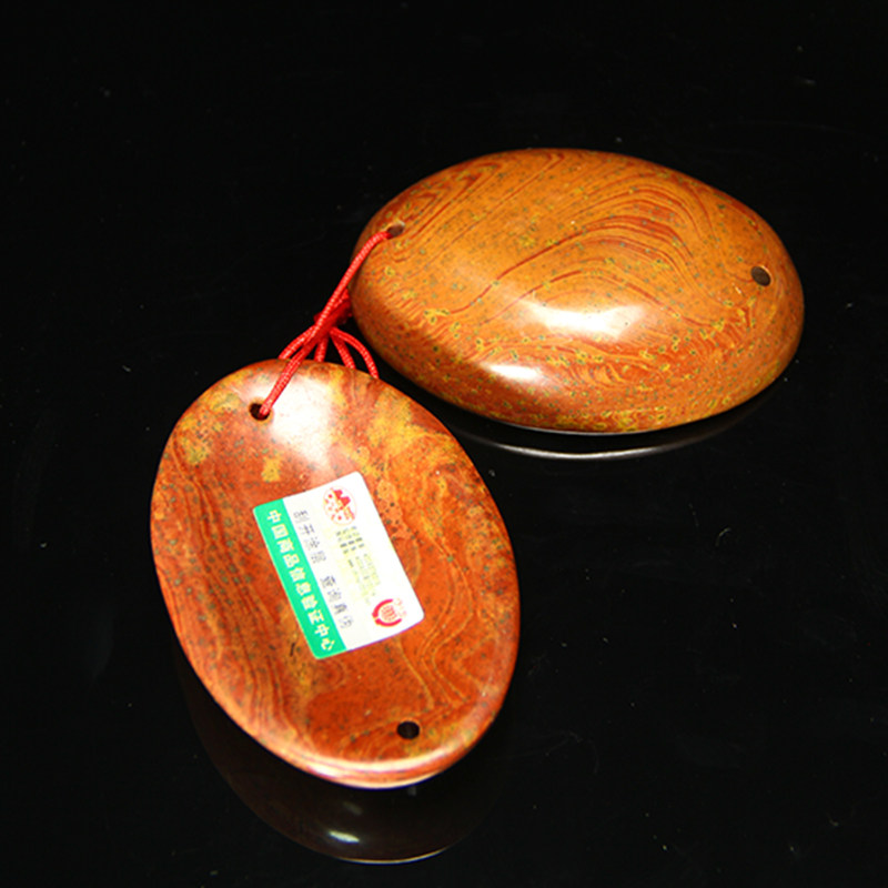 5A泗滨砭石按摩器经络锤眼部按摩刮痧梳子太极板美容滚点穴位棒锥