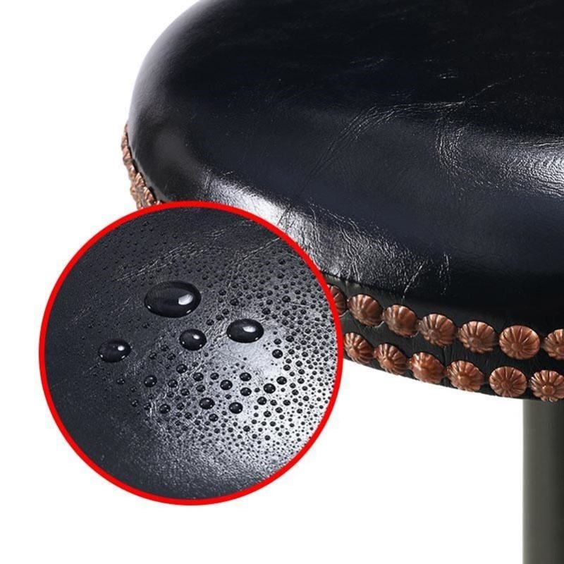 吧台椅旋转升降酒吧椅高脚凳复古欧式前台椅收银椅家用靠背椅子