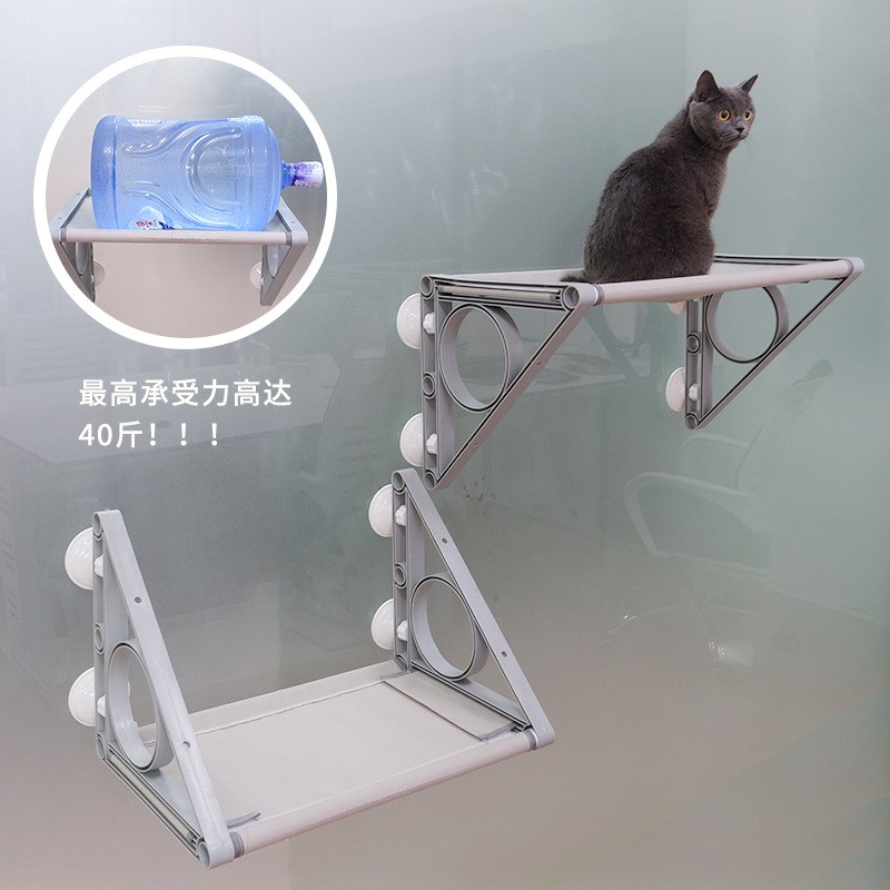 猫吊床挂窝猫咪吊床窗户猫晒太阳挂床阳台猫窝悬挂吸盘式玻璃猫床