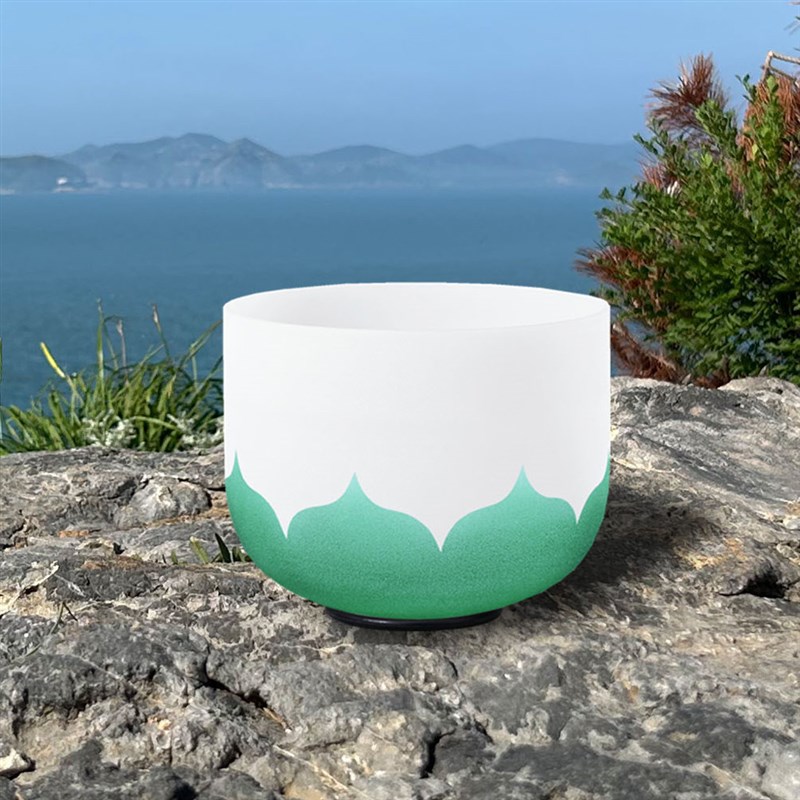 水晶钵颂钵音乐碗瑜伽入门寄出款6-12寸 打碗乐器水晶钵套装