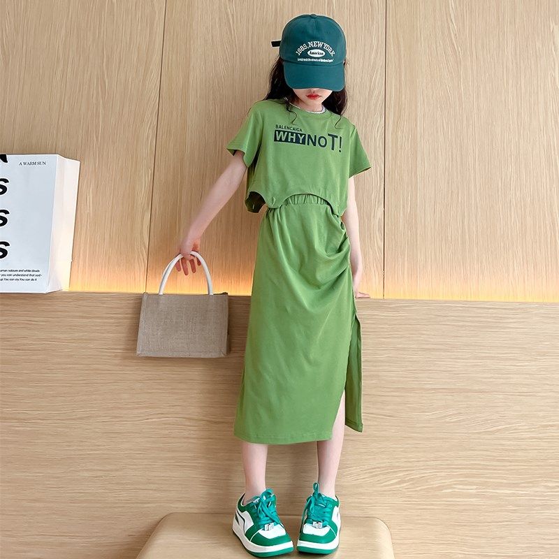 女童连衣裙夏季2024新款时髦洋气半身裙儿童装夏天裙子休闲两件套,童装/婴儿装/亲子装,连衣裙,淘宝优惠券,粉丝福利购,淘宝优惠卷