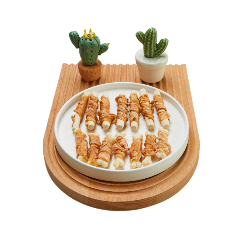 狗狗零食鸡肉干绕钙奶骨头饼干幼犬小狗泰迪比熊磨牙棒洁齿除口臭