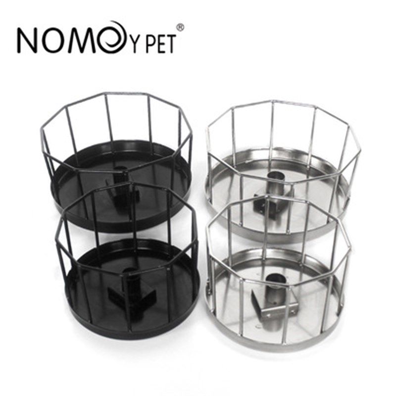 诺摩陆龟水盆爬宠爬虫喂食器自动饮水器喝水不锈钢不生锈食水盆