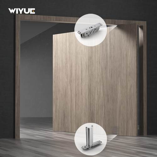 ll天地转轴上下铰链旋转门偏轴门中轴门五金自动回位地弹簧隐形合