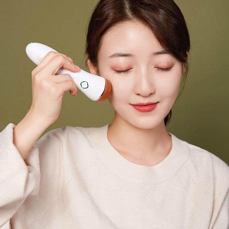 港德无线砭石温灸仪刮痧仪器震动电动电热按摩推拿家用脸部按摩器