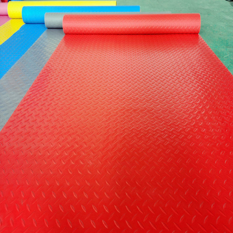 厂房校园楼梯牛津耐磨抗压垫 PCV塑料防水地毯走廊车间满铺防滑垫