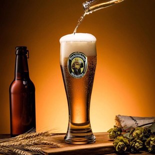 无铅加厚教士啤酒杯范佳乐精酿啤酒杯艾丁格瓦伦丁麒麟精酿杯