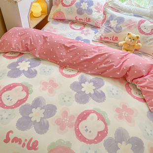 被套单件纯棉被罩100全棉150x200x230单人冬季 加厚被单褥子套1米8