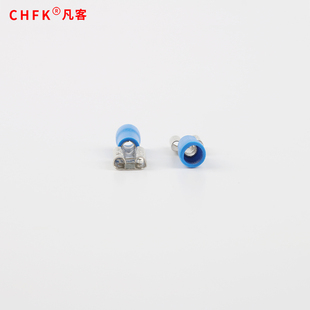 母预绝缘端头FDD2 冷压接线端子6.3插簧线耳黄铜线鼻子1000只 250