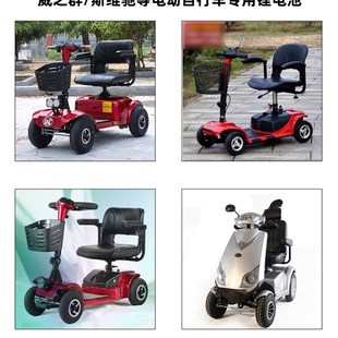 电动车锂电池24V20A老年人四轮代步助力车威之群英洛华斯维驰电瓶