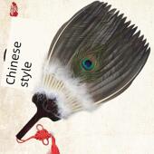 鹅毛扇孔明扇羽毛扇诸葛亮扇羽毛扇工艺扇礼品扇道具扇