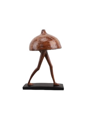 北欧创意抽象蘑菇人物摆件电视柜客厅茶几入户玄关展柜家居装饰品