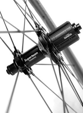 SUPERTEAM R55紫荆圈刹碳纤维轮组陶瓷公路自行车骑行碳刀圈碳圈