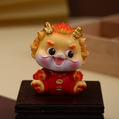 小貔貅摆件招财车载内饰品装饰2024新款镇宅麒麟一对新年礼物2025