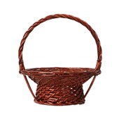 柳藤花篮舞蹈演出儿童手提小篮子拍摄汉服道具水果篮酒店婚庆插花