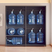 金属衣架创意洞洞板简易衣柜家用卧室落地式 收衣神器 衣帽架开放式