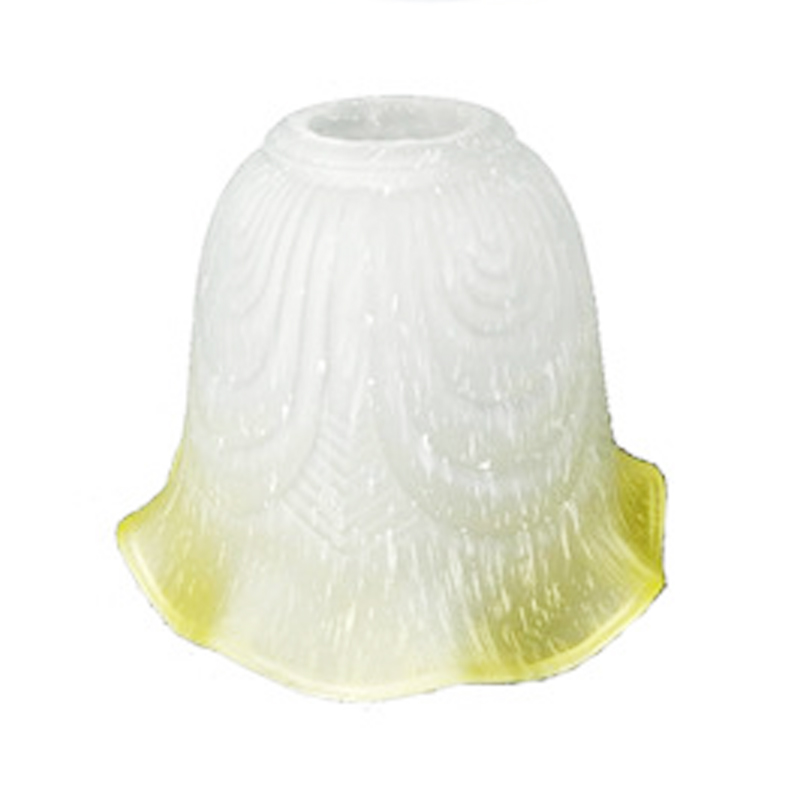 玻璃灯罩配件4cmE27螺口吊灯吸顶灯台灯壁灯奶白配件灯具配件
