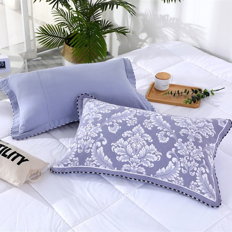 儿童纯棉加厚三层纱布枕套 单条装 婴儿宝宝30x50枕头套40x60