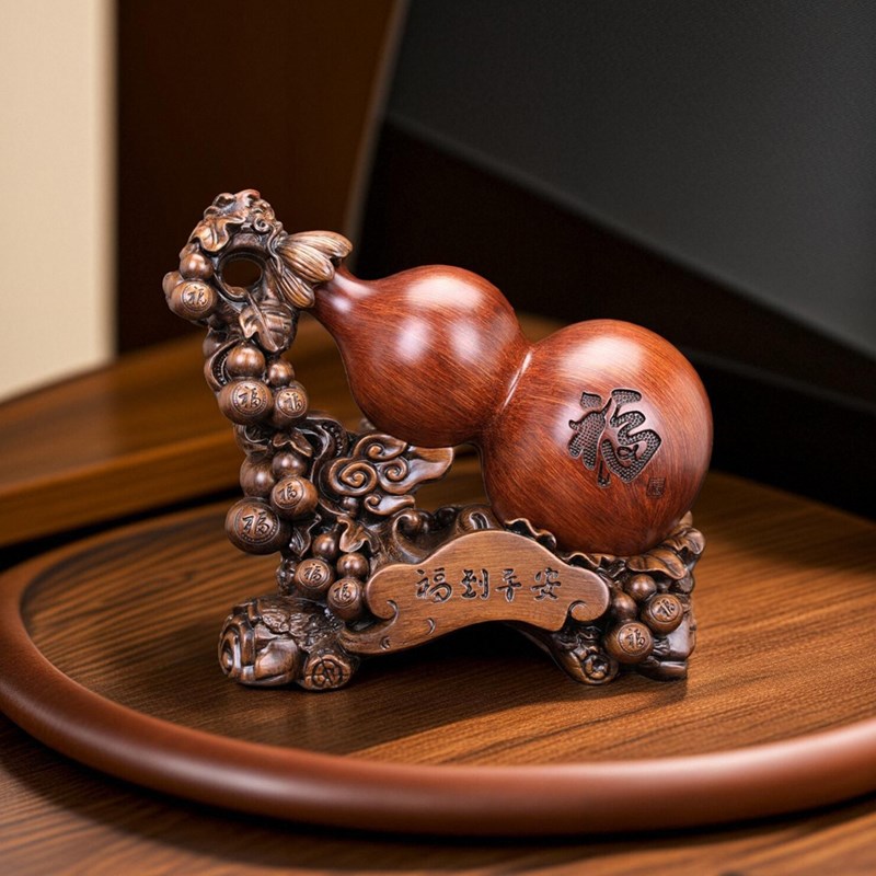 福到平安葫芦摆件开业礼物家居客厅玄关酒柜装饰品乔迁新居礼品