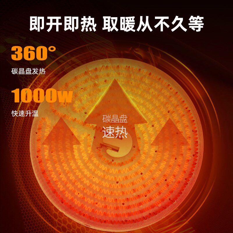 赛米亚烤火炉鸟笼取暖器家用桌下小型2024新款节能省电暖气小太阳