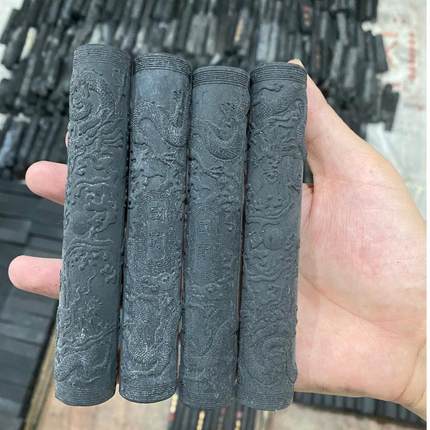 70-80年代油烟老墨 国宝 徽州老胡开文徽墨墨条墨锭墨块陈墨旧墨