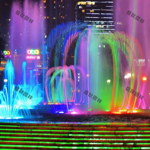 承接大型湖面河道漂浮不锈钢音乐喷泉水景水秀设备设计制作