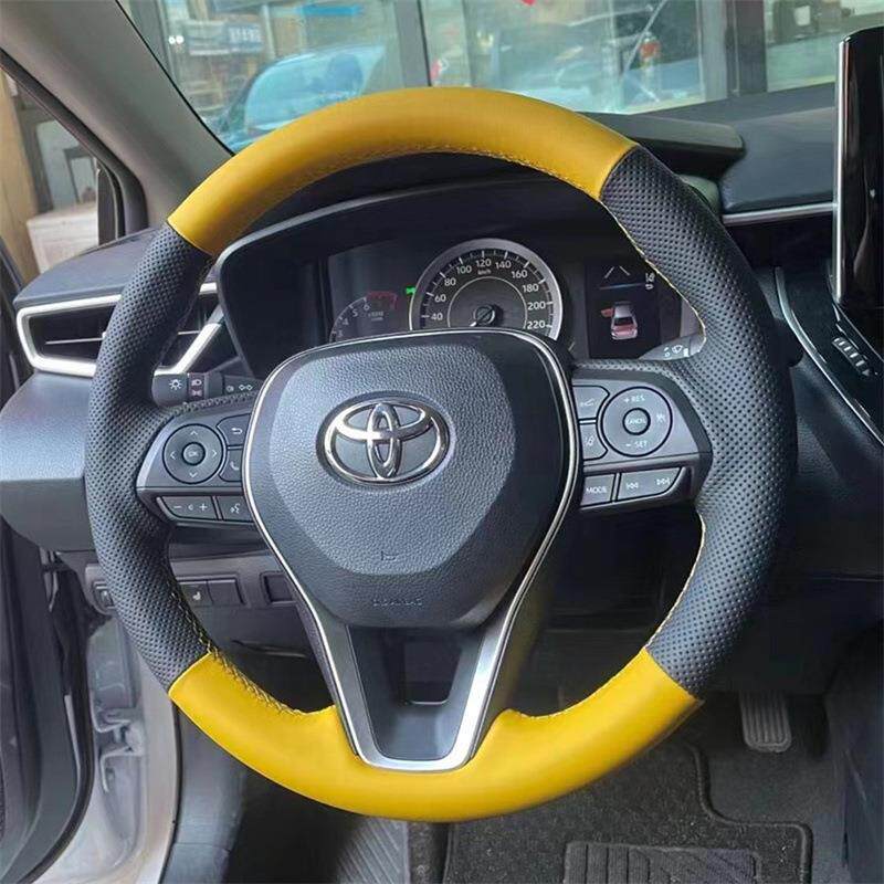 适用于丰田卡罗拉RAV4雷凌威兰达锋兰达新凯美瑞专用手缝方向盘套