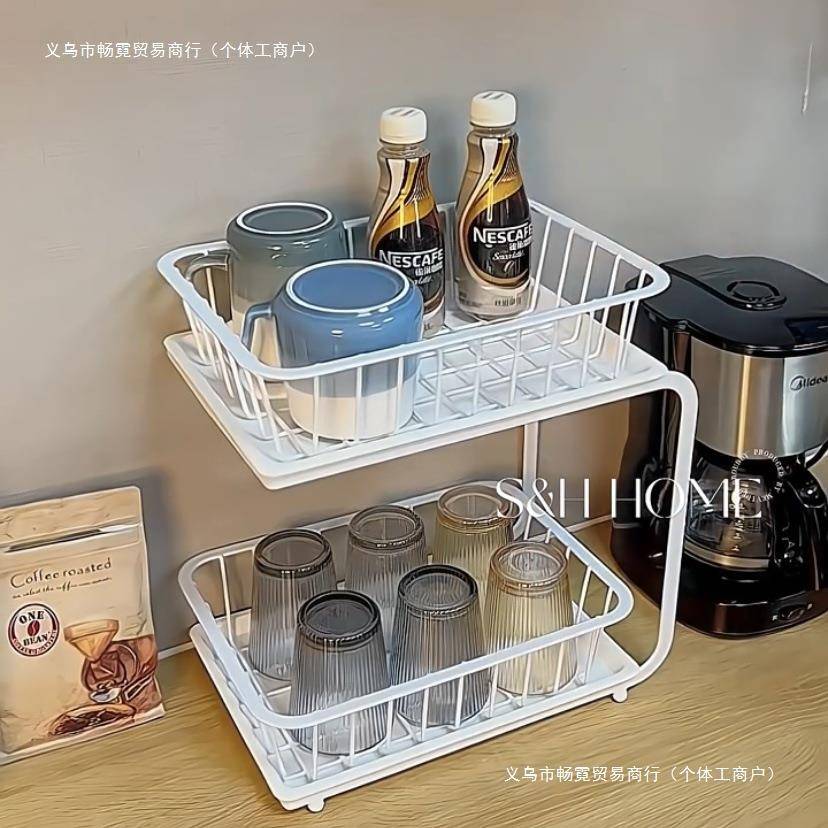 厨房置物架果蔬沥水篮杯架菜篮子家用台面葱姜蒜收纳筐洗菜沥包邮