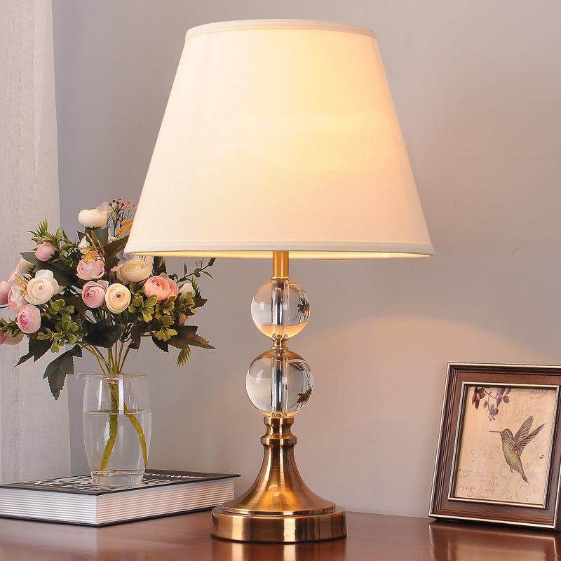 轻奢美式台灯温馨浪漫卧室床头灯简约现代创意水晶灯客厅家用装饰,工业油品/胶粘/化学/实验室用品,其他实验室设备,淘宝优惠券,粉丝福利购,淘宝优惠卷