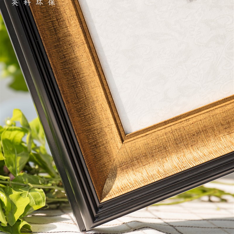 字画国画框定做数字油画装裱定制任意尺寸复古油画外框挂墙装饰框