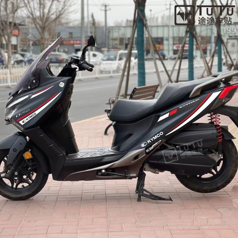 机车版画适用于光阳CT250贴纸个性车身贴花装饰防水改装车贴拉花