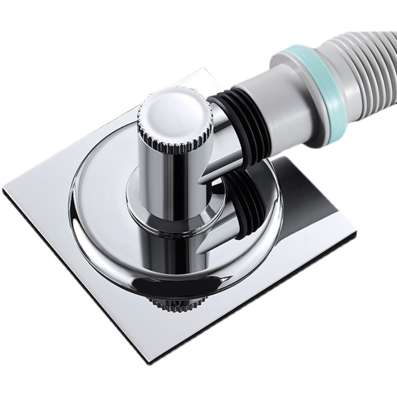 卫生间厕所地漏防臭器下水管防返臭神器接洗衣机三通排水防溢水盖