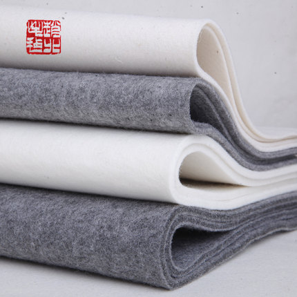 赵北专业细腻书画毛毡定制画室大画案毡子画墙毡大尺寸书法墙毛毡