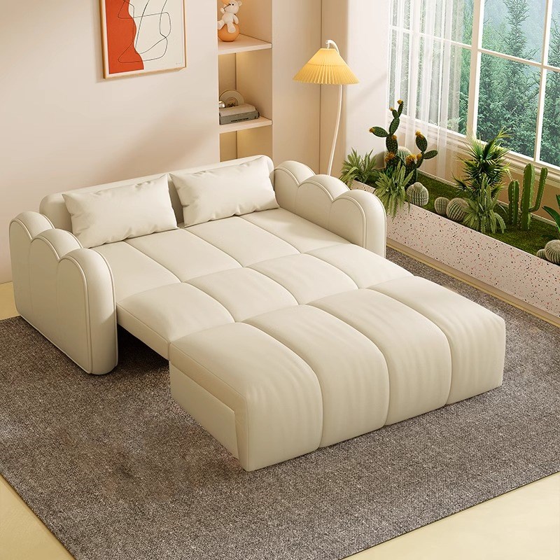 电动沙发床2024新款智能折叠高端客厅多功能两用伸缩大沙发可变床