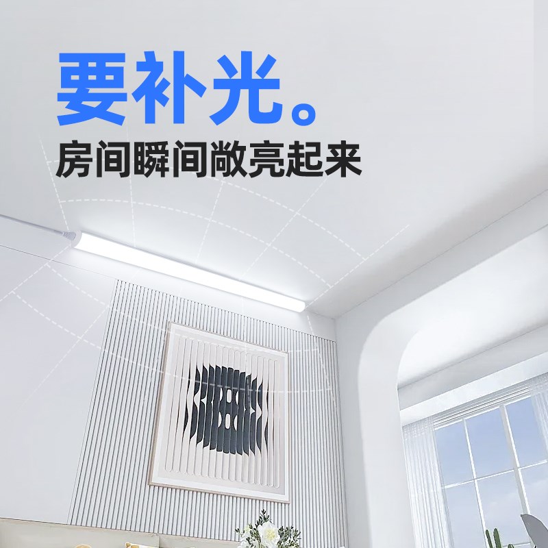 90度墙角灯直插式三角led灯条直角无线遥控开关插电式照明壁灯