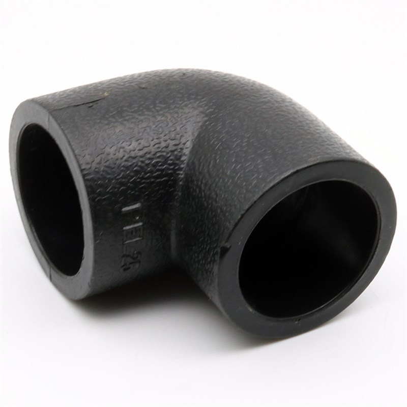 PE弯头直接三通大小头堵头20 25 32承插热熔管件黑色新料供水管