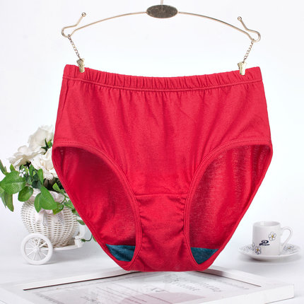 ab内裤女纯棉短裤中老年人三角裤大码裤头女士高腰全棉短裤女2822