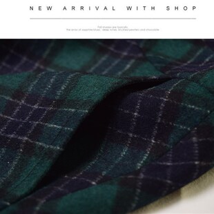 格子半身裙秋冬高腰复古a字短裙羊毛呢短裙半身裙秋冬百搭显瘦女