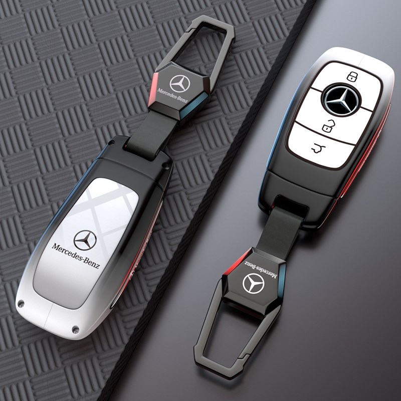 奔驰c260l钥匙套高级e300l男glc300l女a200l专用c200l改装壳扣包