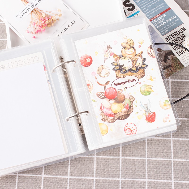 T系列套册京京定制5*5卡片名片明星周边透卡小卡收集收藏收纳册