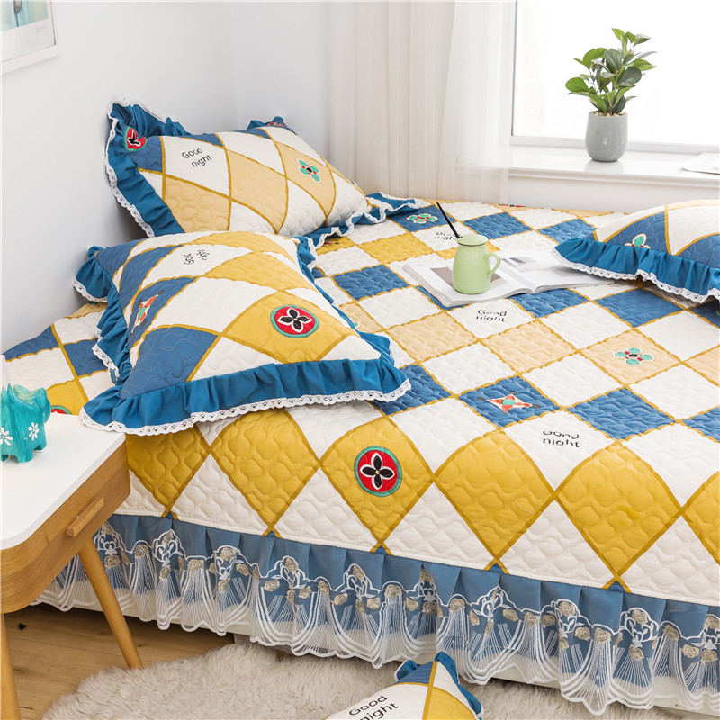 纯棉榻榻米床盖全棉大炕垫被罩四季通用防滑炕盖床裙定制床垫床单