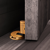 威跃机械防风门吸免打孔家用卫生间房门防撞门挡门碰门顶隐形地吸