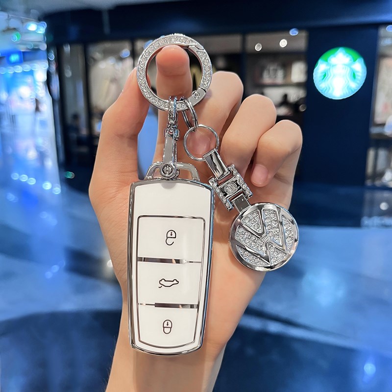 大众迈腾B7钥匙套老款CC专用一键启动汽车12/13/15/16款男女高档