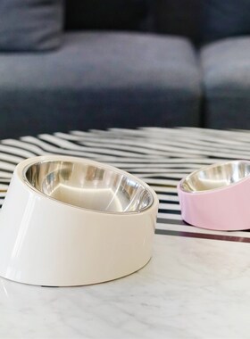 大胖商店 Super休普斜口狗碗猫碗猫狗食盆护颈碗狗狗饭盆防打翻