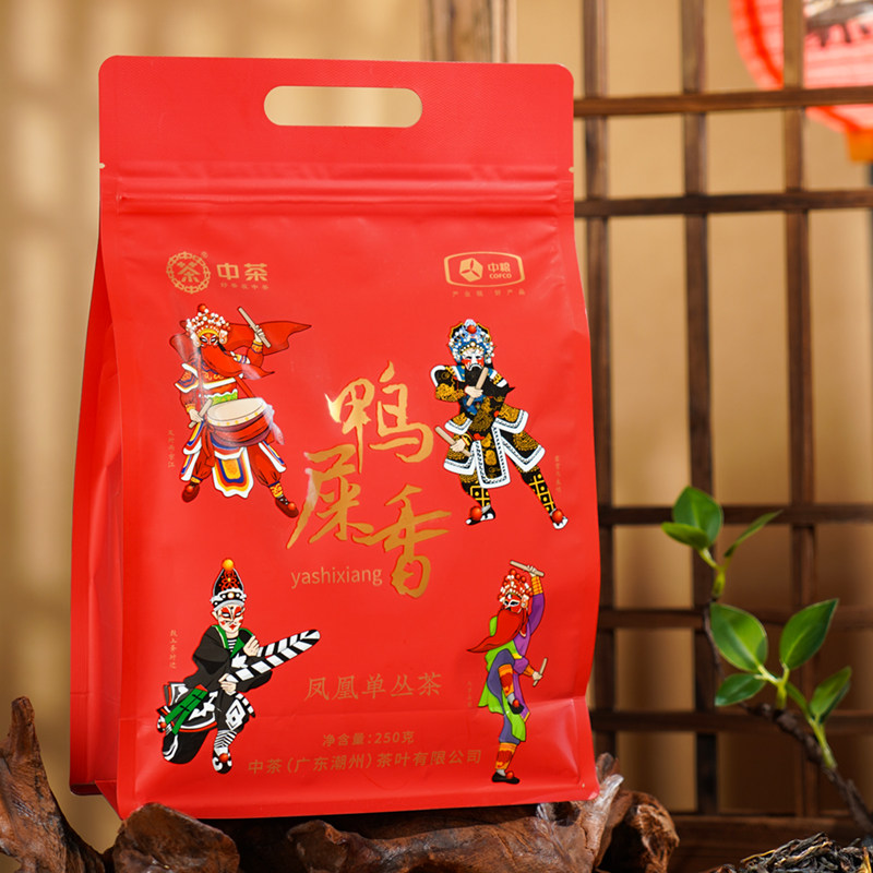 中茶凤凰单丛单枞茶鸭屎香潮州英歌舞系列袋装口粮茶250g中粮茶叶