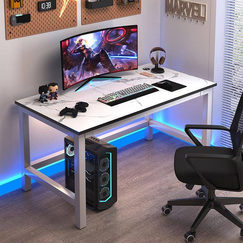 脑桌台式家用卧室书桌电公简AL123易桌子工作台网吧长形电方竞桌