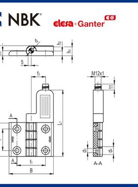 ELES-CSQC-A-D带内置安全开关F铰链超级高科技A聚合体厂家