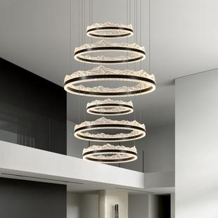 意新款 主灯极房间灯全647屋 别墅简厅大厅客吊灯亚克力餐厅卧室式