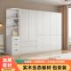 实木衣柜用卧室小户见详情页柜型大容量橱落家地大衣对开门轻奢储